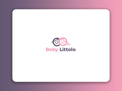 Beby Littolo Logo baby baby shop branding child icon illustration kids logo logo design minimalist logo retail shop vector