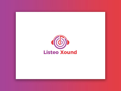 Listeo Xound Logo animation app flat illustration listen listening logo logo design minimal minimalist logo music song sound website