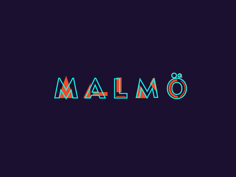 Malmö geometric lines malmo malmö shapes type