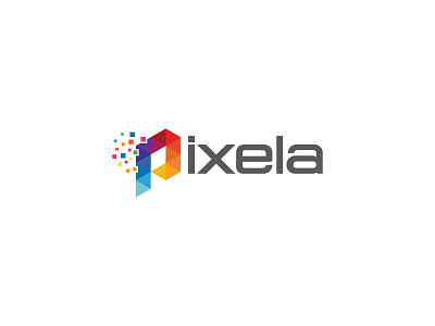 Pixela Lettering Logo Design