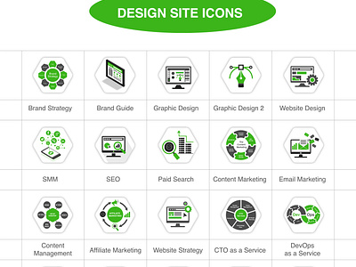 WEBSITE ICONS  GREEN 67545491