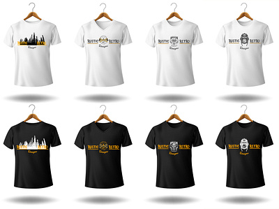 T-Shirt Designs for Rustic Retro apparel designs branding design designinspiration tshirtdesign