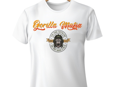 Gorilla Mafia Tank Battalion Print branding design designinspiration logo design tshirtdesign