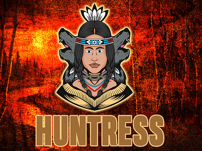 Huntress Gaming Logo