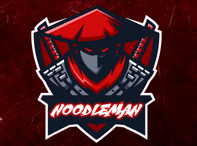 Noodleman GT gamer logo gaming logo logo logo design