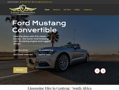 Luxury Limos | Luxury Limousines Web Design web design webdesign website design wordpress design