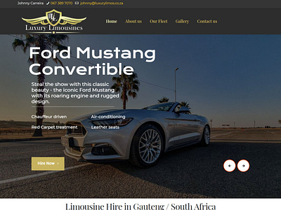 Luxury Limos | Luxury Limousines Web Design