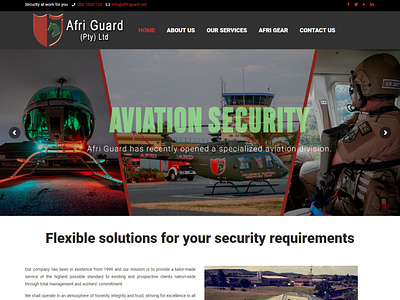 Afri-Guard | Security Services Web Design