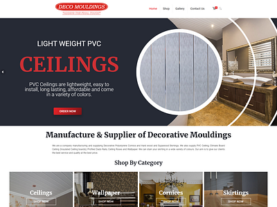 Deco Mouldings E-Commerce Website