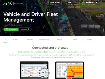 MiX Telematics Global Fleet Management Page