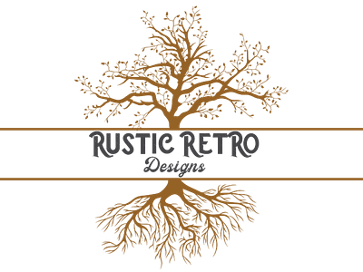 Rustic Retro Tree Logo