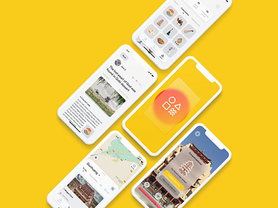 Clue - Travel App app design gamification product design travel app ui ux