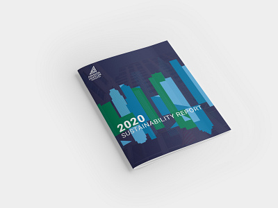 Sustainability Report Armada Hoffler 2020 graphic icons magazine report sustainability visualization