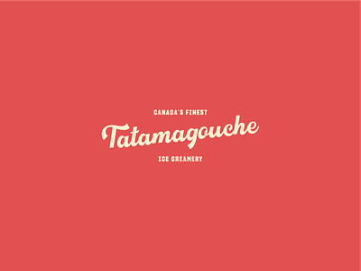 Tatamagouche Ice Creamery branding ice cream illustration logo