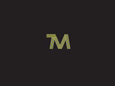 TM monogram branding logo monogram triathlete