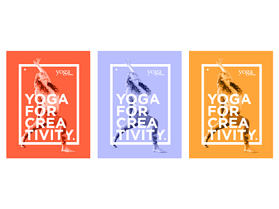 YJ Ad Colours creativity publication design purple yoga