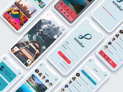 SONDUR - Community Based App Design app branding design icon logo minimal ui ui ux ui design uidesign uiux ux ux design uxdesign uxui vector