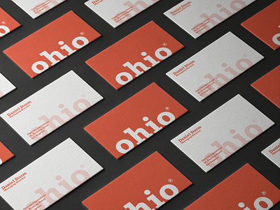 Ohio - Business Card branding business card design colorful design logo minimal ohio