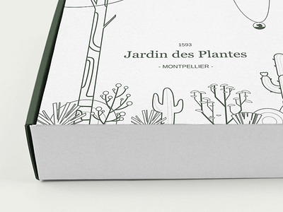 Packaging - Jardin des Plantes branding design flat identity illustration illustrator logo minimal packaging vector