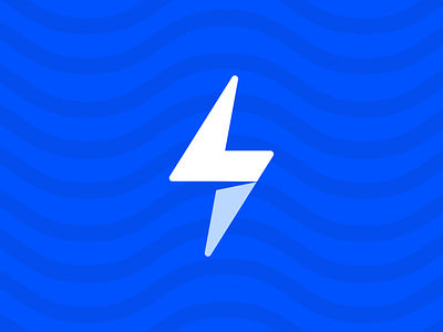 Kiirlaen logo blue bolt brand fast kiirlaen lightning logo sketch speed waves