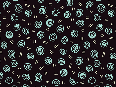 Midnight Macaroni abstract color eyeball fashion macaroni pattern pattern play shapes textile
