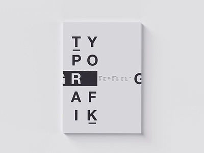 004 / Typografik Magazine Cover clean design editorial graphic design layout minimal poster print type typography