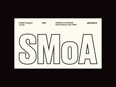 Sticker.001—Street Museum of Art clean design graphic graphic design grid layout minimal print type typography