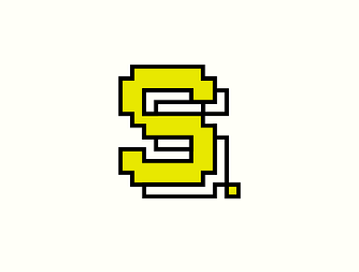 Yellow S agency logo art brand design branding creative design flat graphic design illustration illustrator logo minimal s letter logo vector yellow