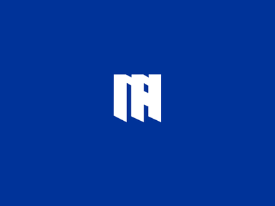 MA Monogram graphic design logo design monogram