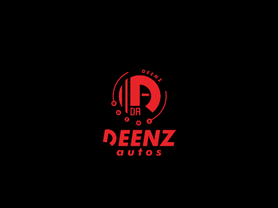 Deenz Autos branding graphic design identity logo