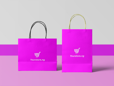 Yourstore goody bags branding graphic design logo design mockup