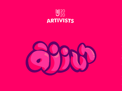 Ajiun graphic design typography