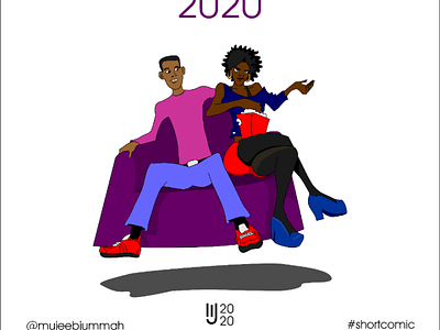 Vision 2020 graphic design graphic illustration short comic