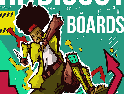 highbiscut1 cartoon cover design illustration