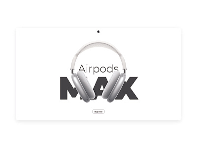 Airpods MAX Branding adobexd airpod apple apple music branding design logo ui