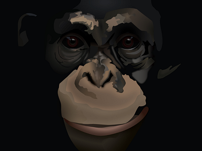 Monkey Render Illustration