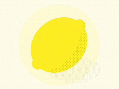 lemon uno design fruit fun illustration lemon simple texture vector yellow
