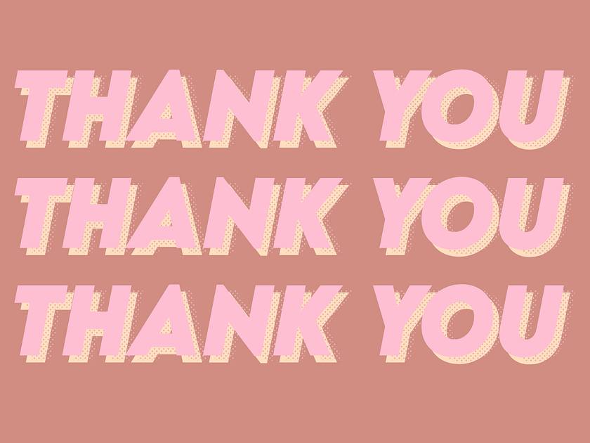 Virtual Thank You Card designs, themes, templates and downloadable