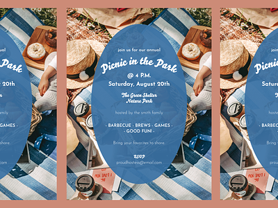 picnic mock invitation