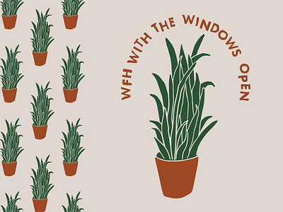 playlist cover art: illustrated houseplant