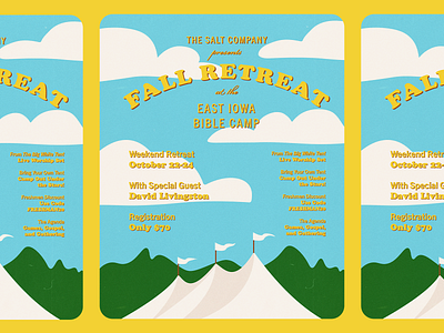 poster design: fall retreat