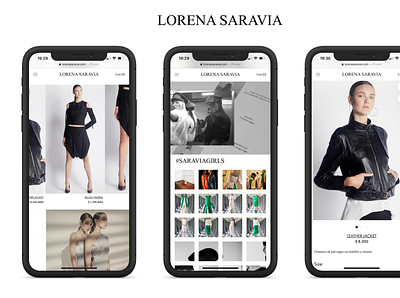 Lorena Saravia Ecommerce ecommerce ecommerce design ecommerce shop mobile mobile design ui user experience design user interface design web web design