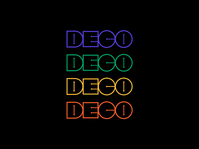DECO：Design to Code branding logo