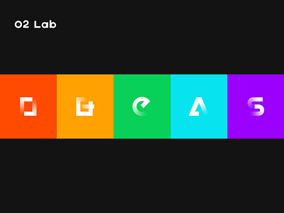 O2 Lab Sub-brand Logo Design branding design graphic design logo