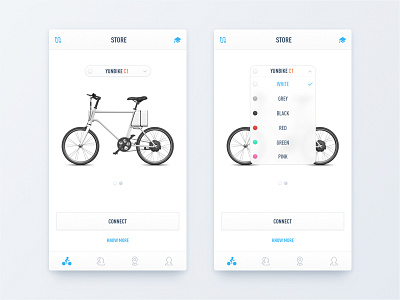 Bike Store app ui ux
