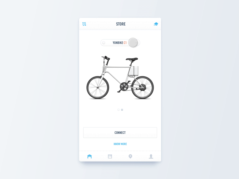 Animation of Bike Store animation app bike ui ux