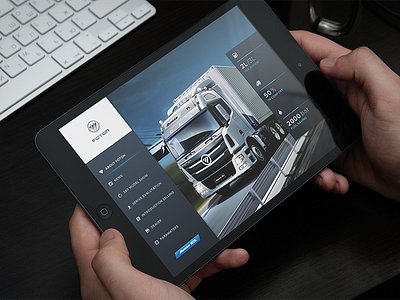 Truck App UI app control traffic truck uiux