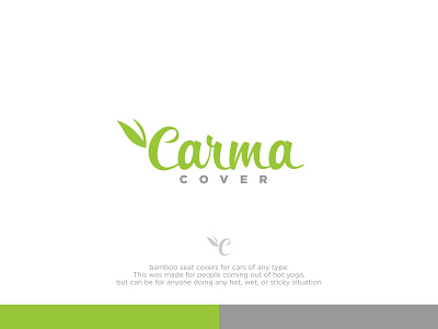carma cover design leaf leaf logo lettering logo logo design logodesign logos logotype typography