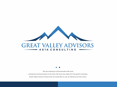 Great valley design lettering logo logo design logodesign logomontain logos logotype montain montains typography