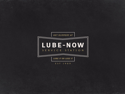 Lube-Now Service Station americana logo logotype lost type service station typography vintage